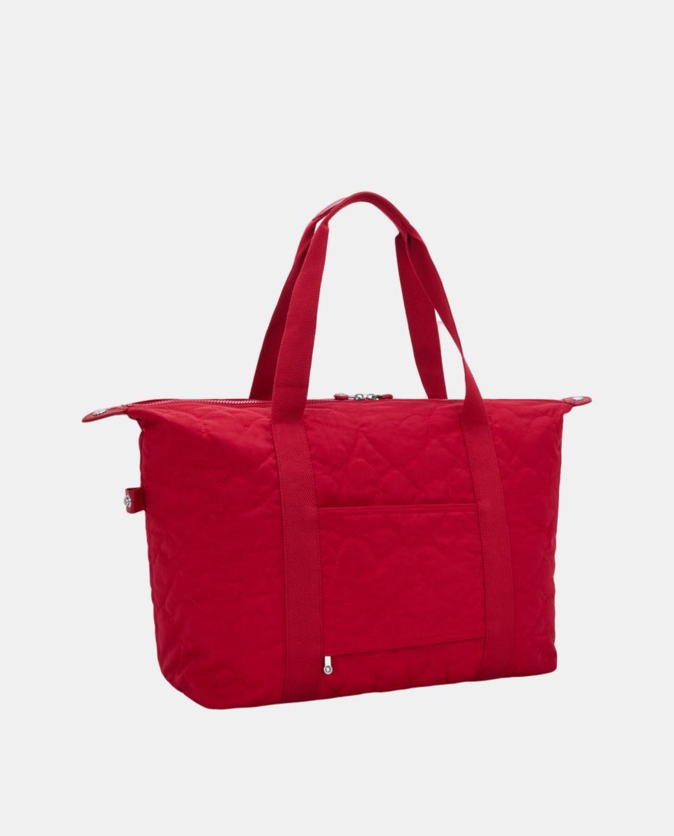 Mala Tipo Tote de Viagem com Capa para Carrinho Vermelho-2