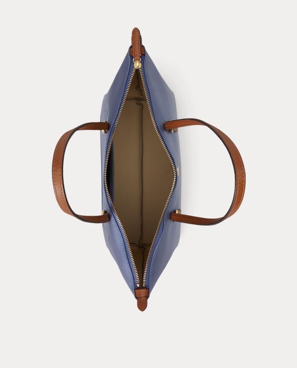 Mala Tipo Tote Keaton Média de Nylon Azul-4