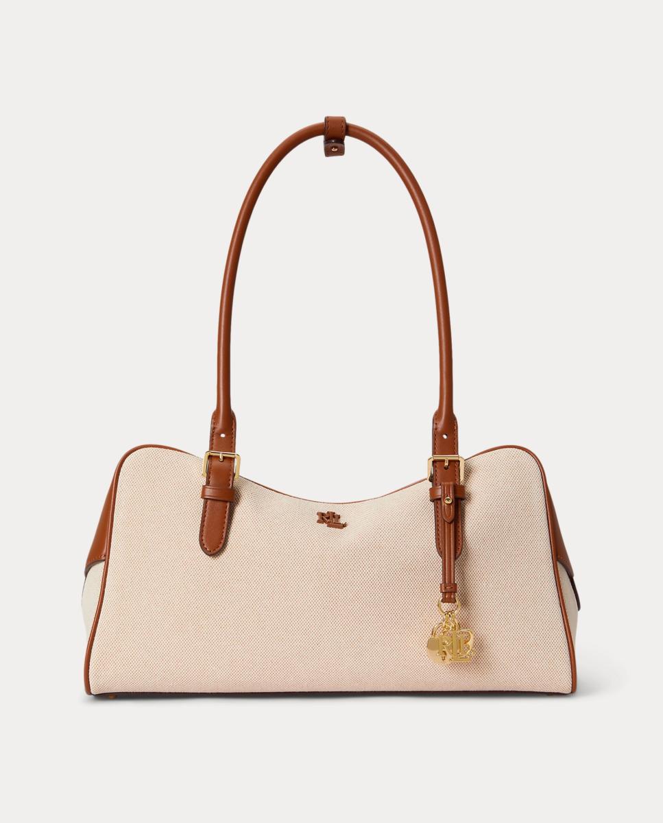 Imagem 0 de Mala Marcy Tipo Satchel Grande de Lona