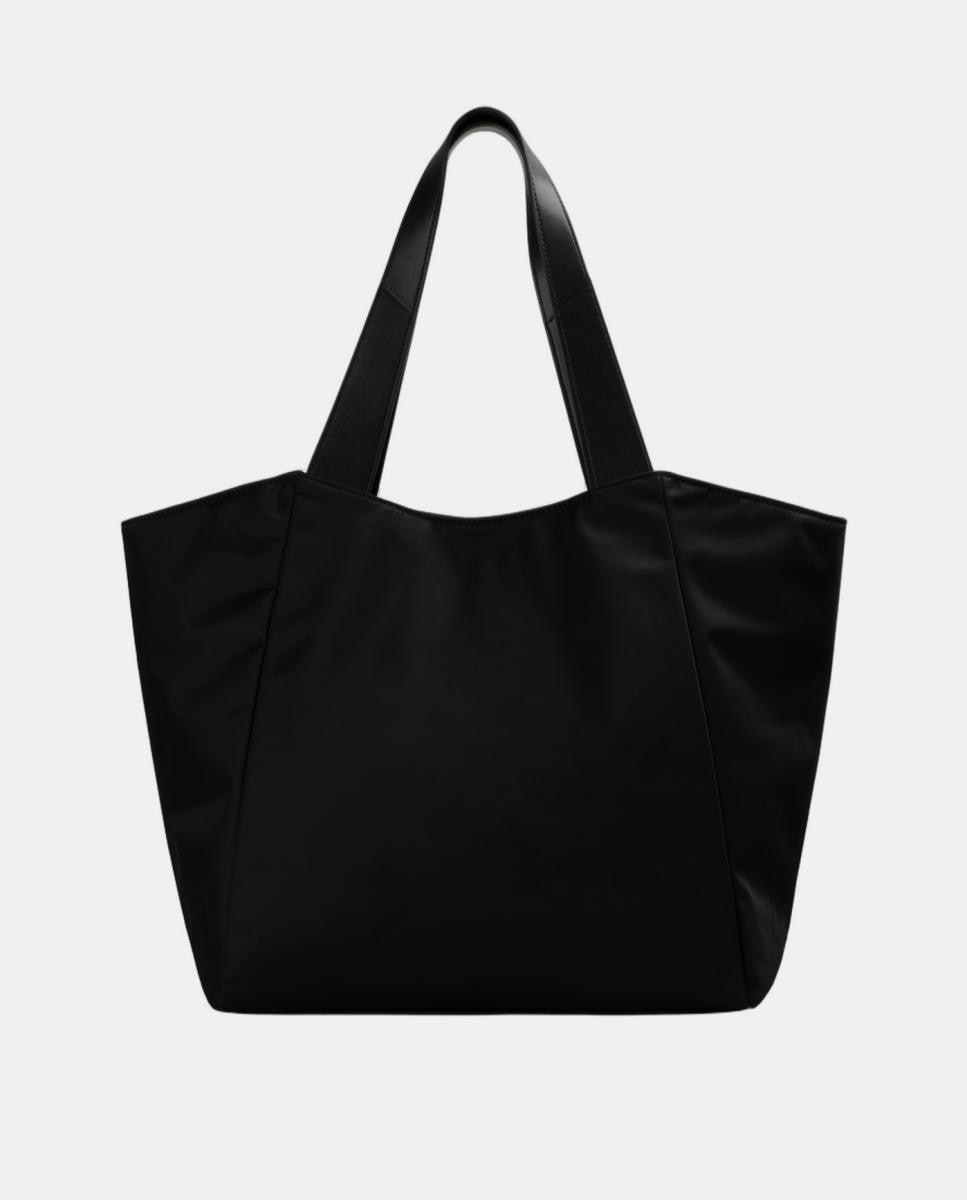 Mala Shopper em Nylon Preto-3
