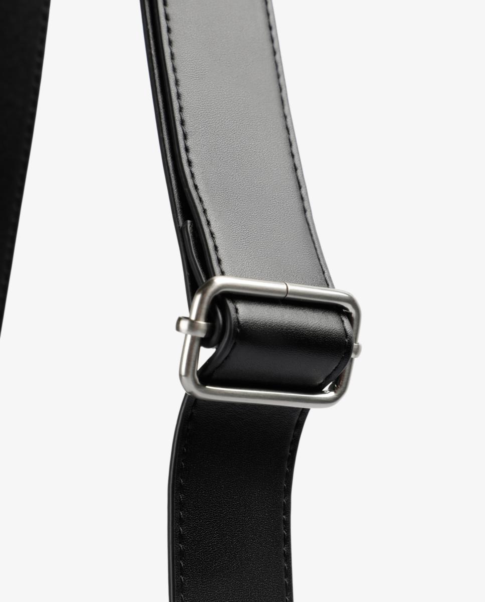 Mala a Tiracolo de Nylon Preto-6