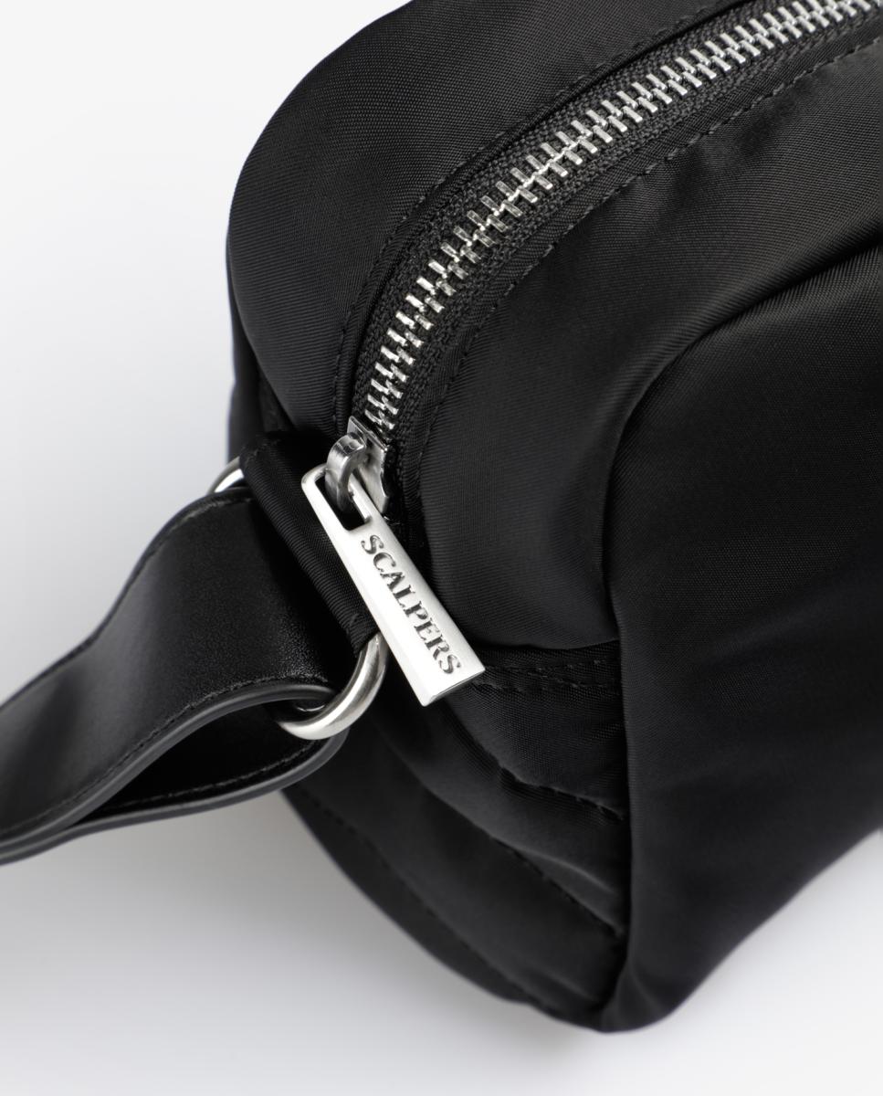 Mala a Tiracolo de Nylon Preto-7
