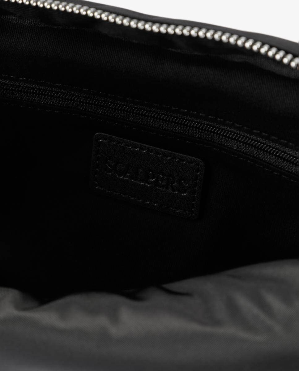 Mala a Tiracolo de Nylon Preto-8