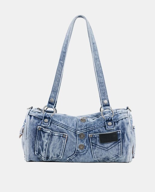 Bolso mano efecto desgastado