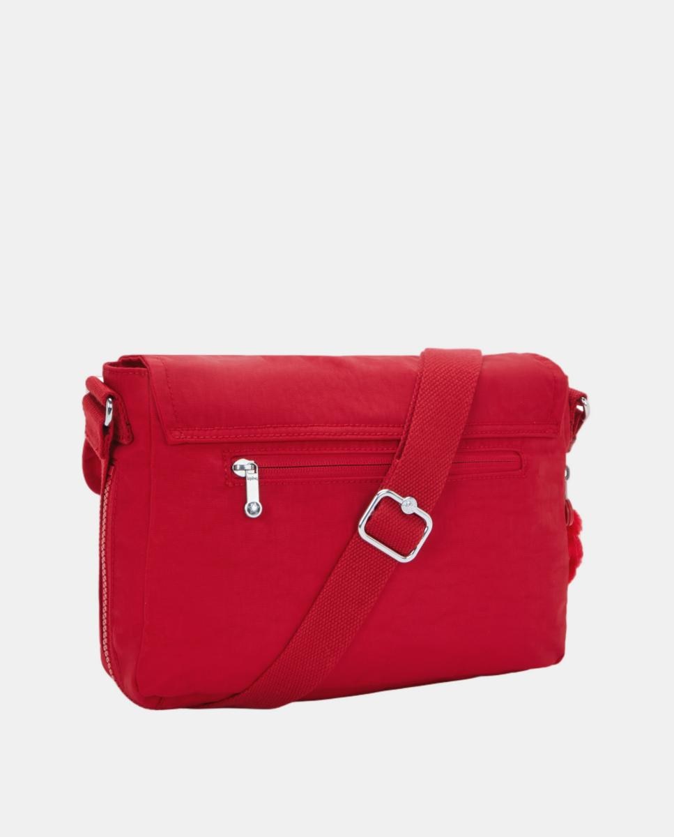 Mala a Tiracolo Média com Aba, Modelo Dalma Vermelho-2