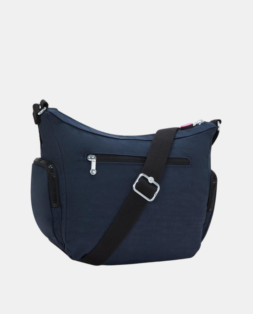 Mala a Tiracolo Média com Correia Ajustável, Modelo Gabb S Azul-2