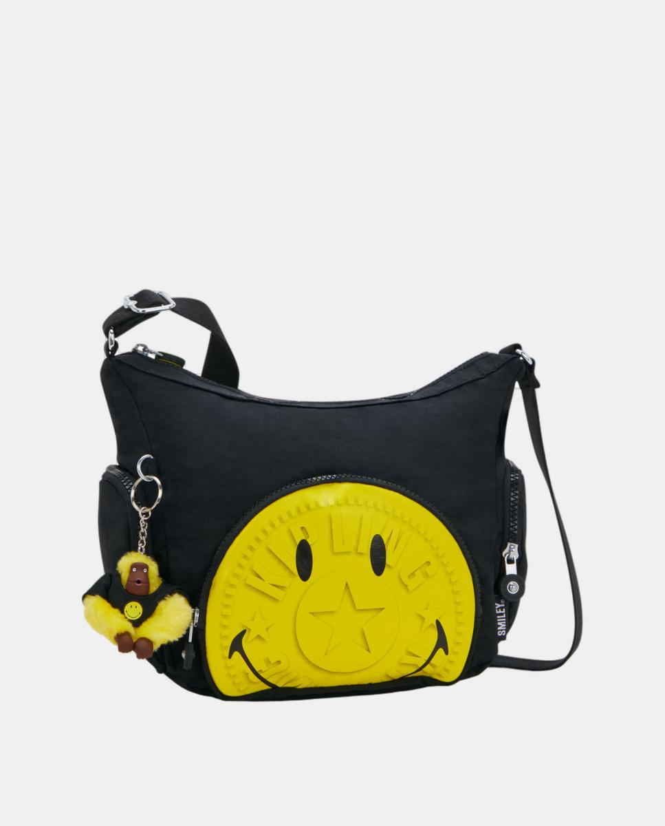Mala a Tiracolo Média com Correia Ajustável, Modelo Gabb S Preto-4