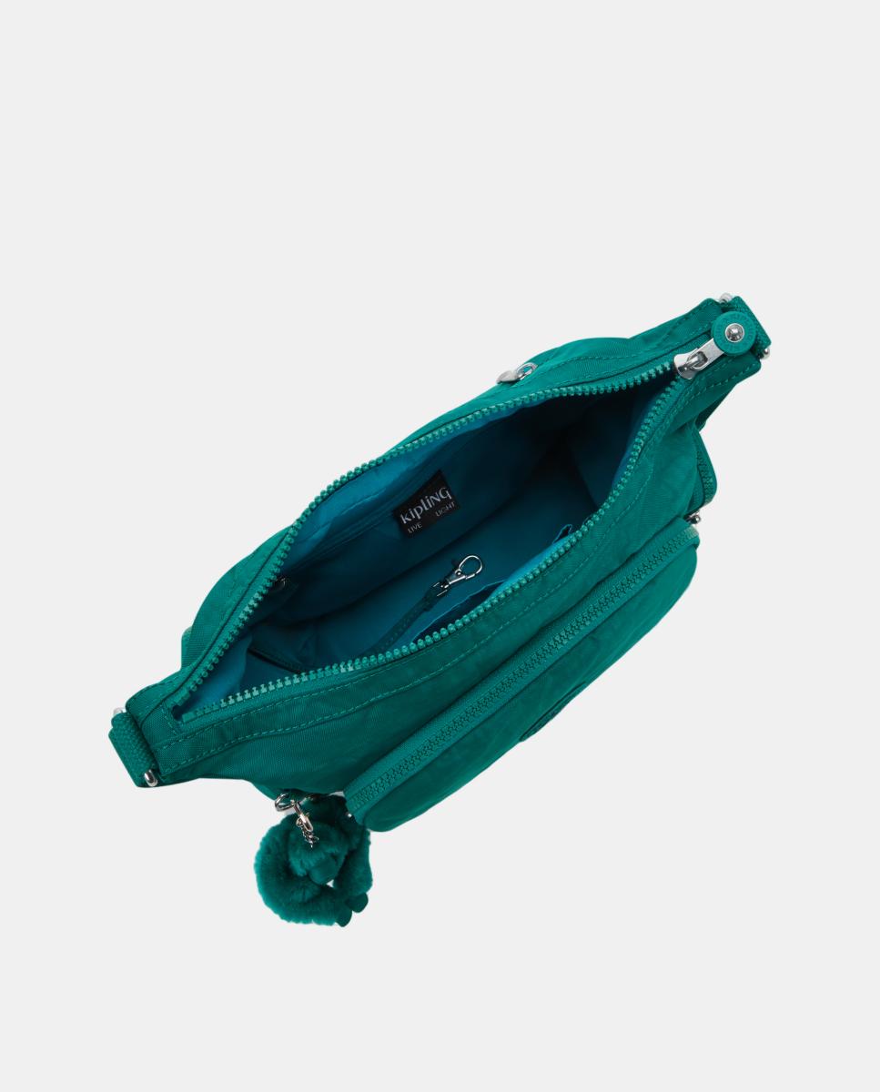 Mala a Tiracolo Média com Correia Ajustável, Modelo Gabb S Verde-3