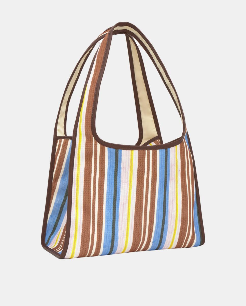 Mala Shopper Extra Grande Summer Holidays Canvas Multicolor-2