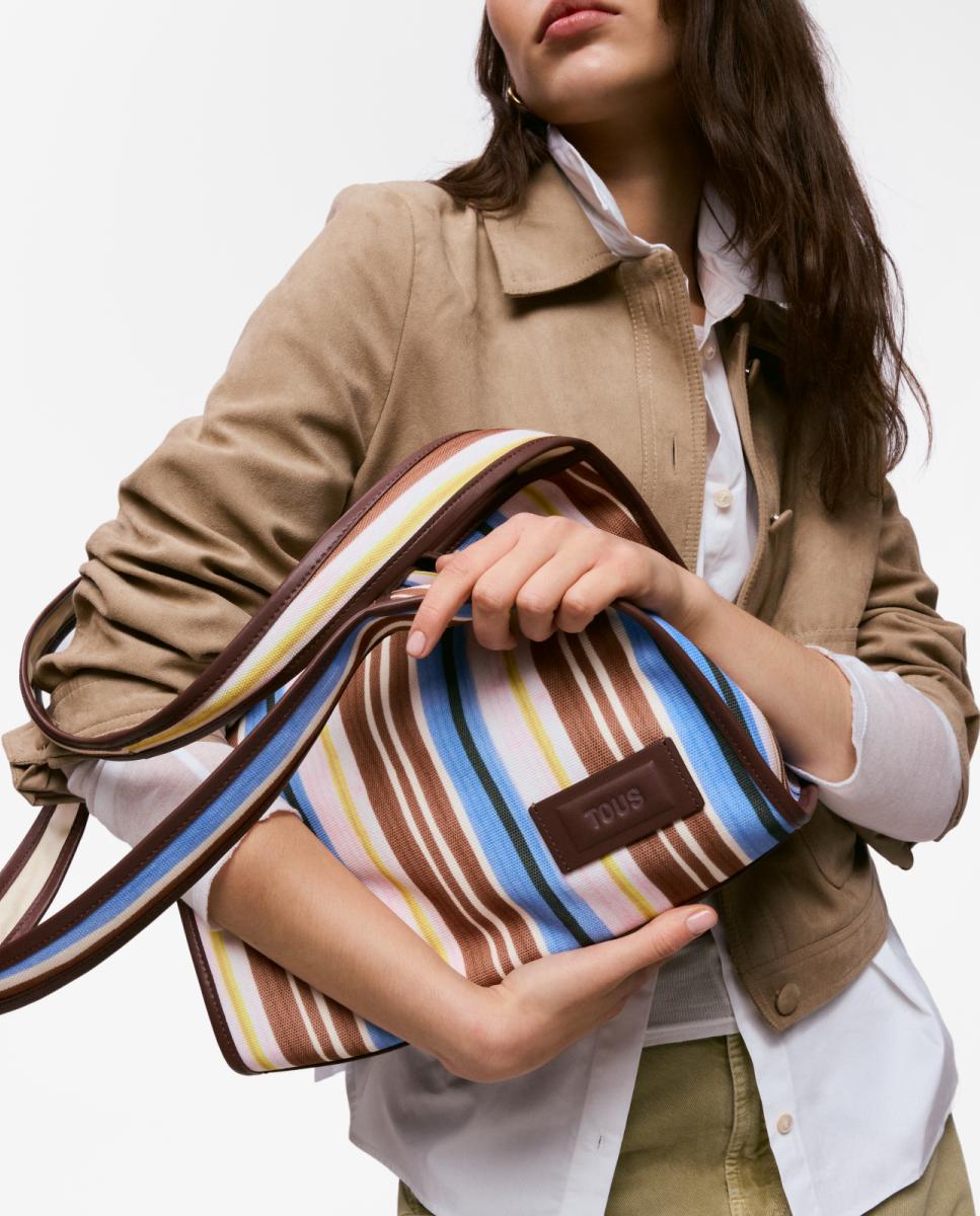 Mala Shopper Extra Grande Summer Holidays Canvas Multicolor-4