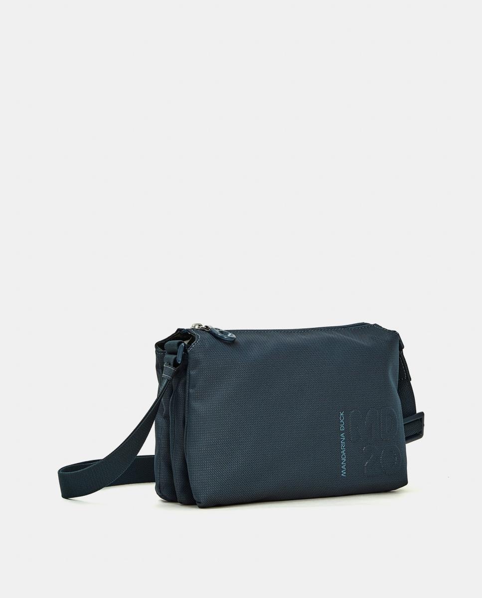 Riñonera en tejido con cremallera - Mandarina Duck - Verde oscuro Verde oscuro-2