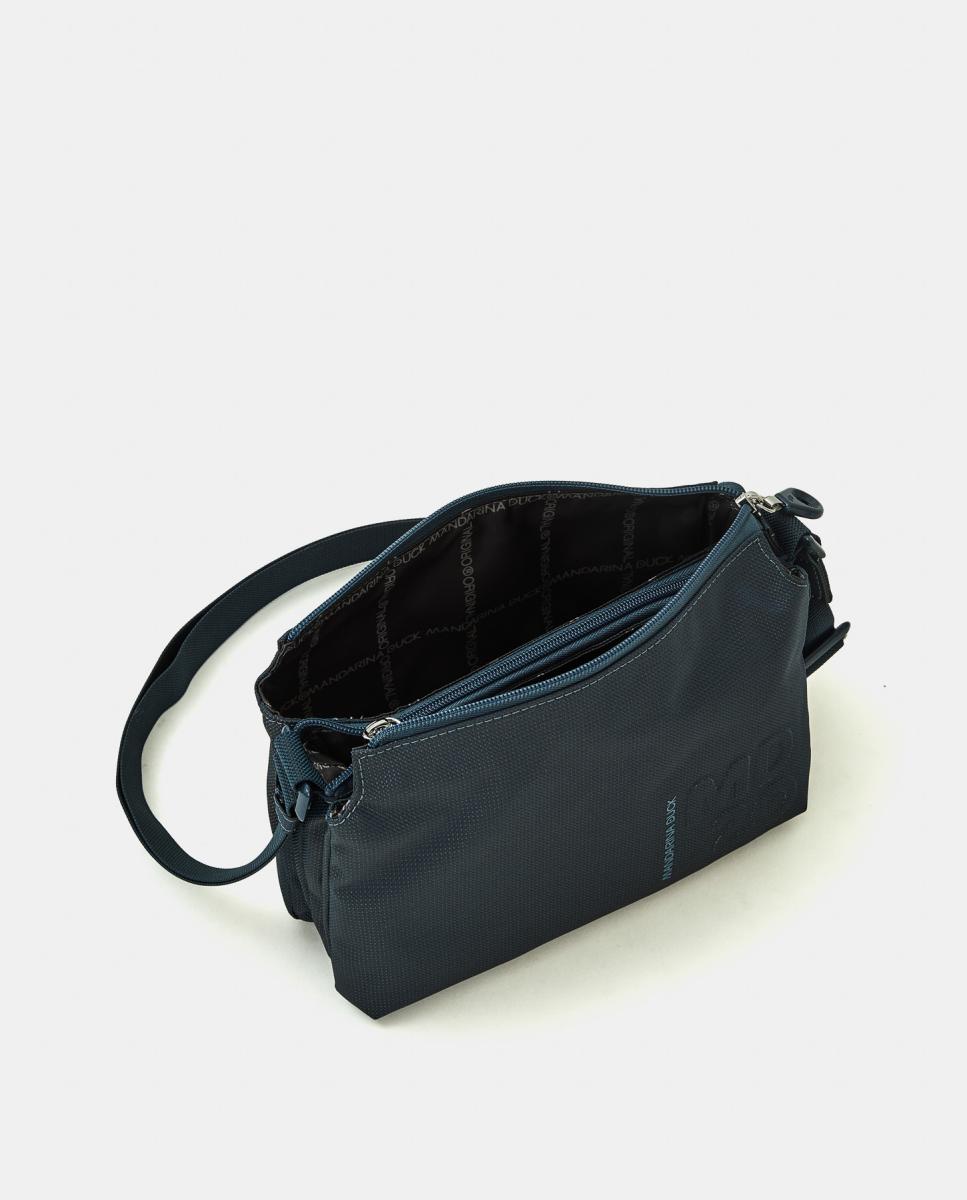 Riñonera en tejido con cremallera - Mandarina Duck - Verde oscuro Verde oscuro-4