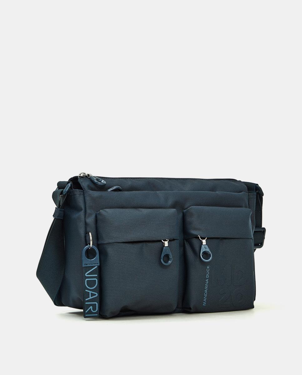 Bandolera en tejido multibolsillos - Mandarina Duck - Verde oscuro Verde oscuro-2