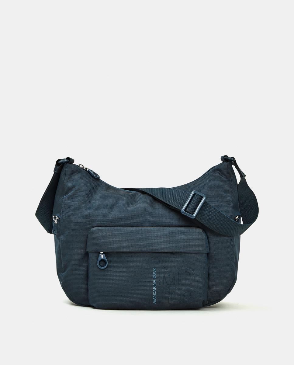 Imagen 1 de Bandolera en tejido con cremallera - Mandarina Duck - Verde oscuro Verde oscuro