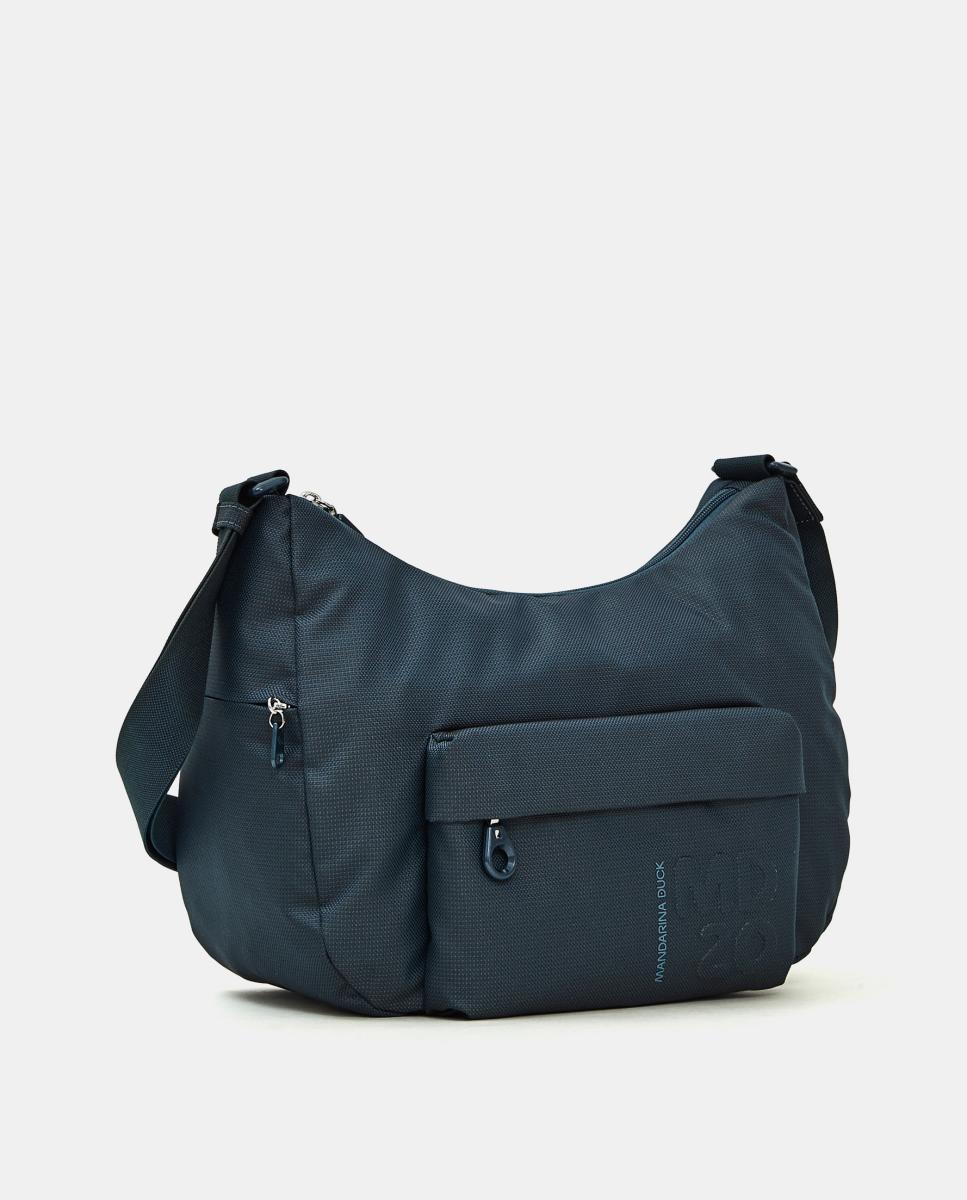 Imagen 2 de Bandolera en tejido con cremallera - Mandarina Duck - Verde oscuro Verde oscuro