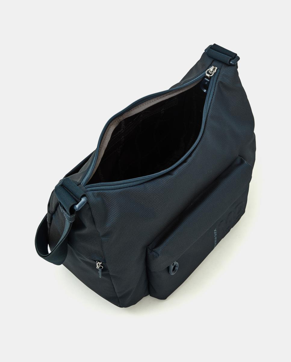 Imagen 4 de Bandolera en tejido con cremallera - Mandarina Duck - Verde oscuro Verde oscuro