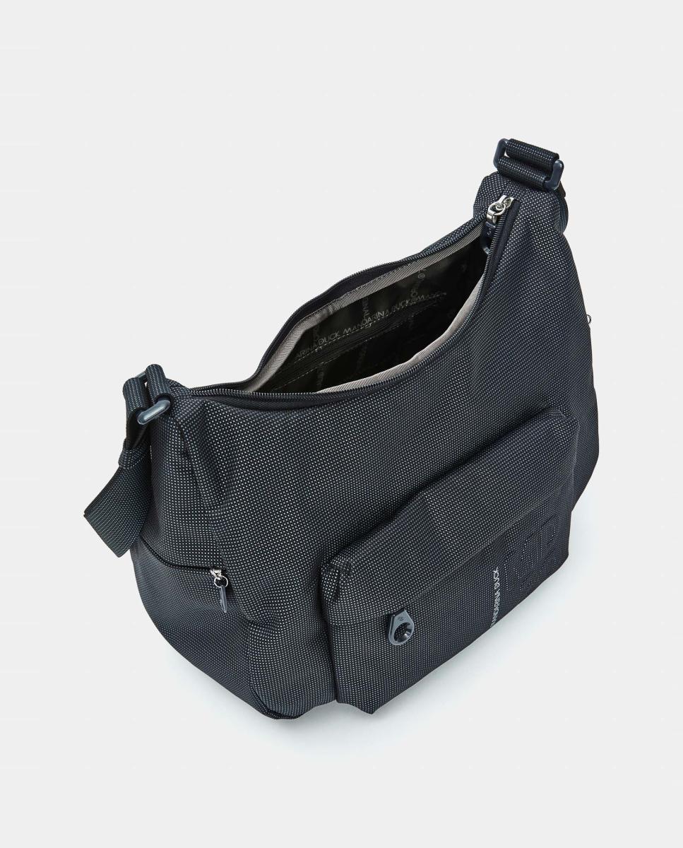 Imagen 4 de Bandolera en tejido con cremallera - Mandarina Duck - Azul marino Azul marino