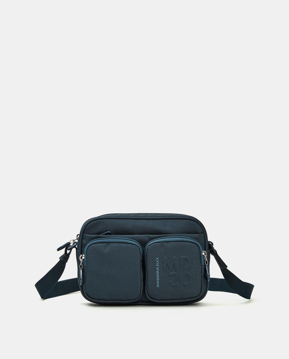 Camera bag en tejido con cremallera - Mandarina Duck - Verde oscuro Verde oscuro-1
