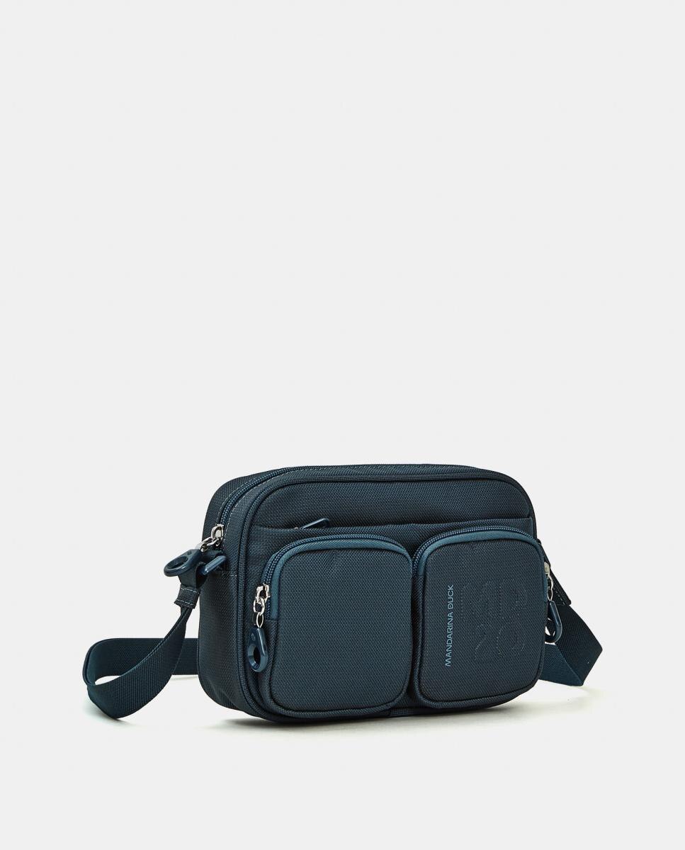 Camera bag en tejido con cremallera - Mandarina Duck - Verde oscuro Verde oscuro-2