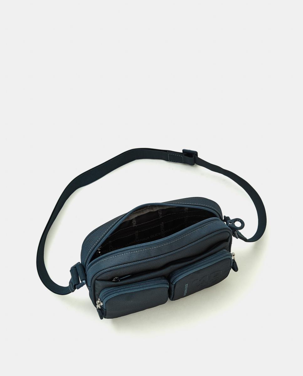 Camera bag en tejido con cremallera - Mandarina Duck - Verde oscuro Verde oscuro-4