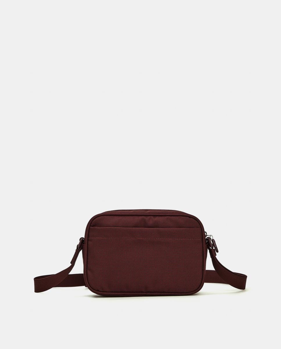 Camera bag en tejido con cremallera - Mandarina Duck - Granate Granate-3