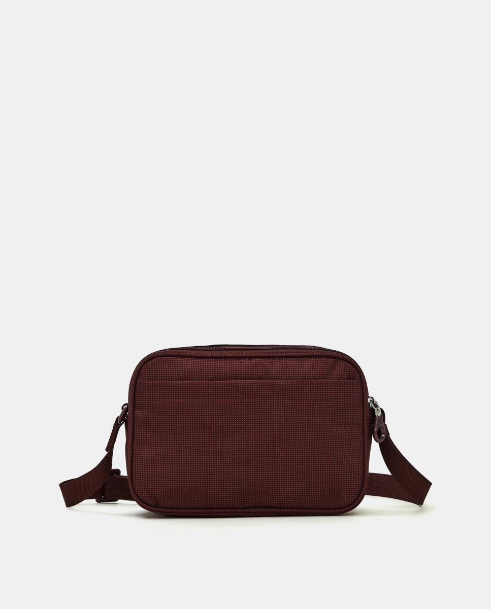 Camera bag en tejido con cremallera - Mandarina Duck - Granate Granate-3