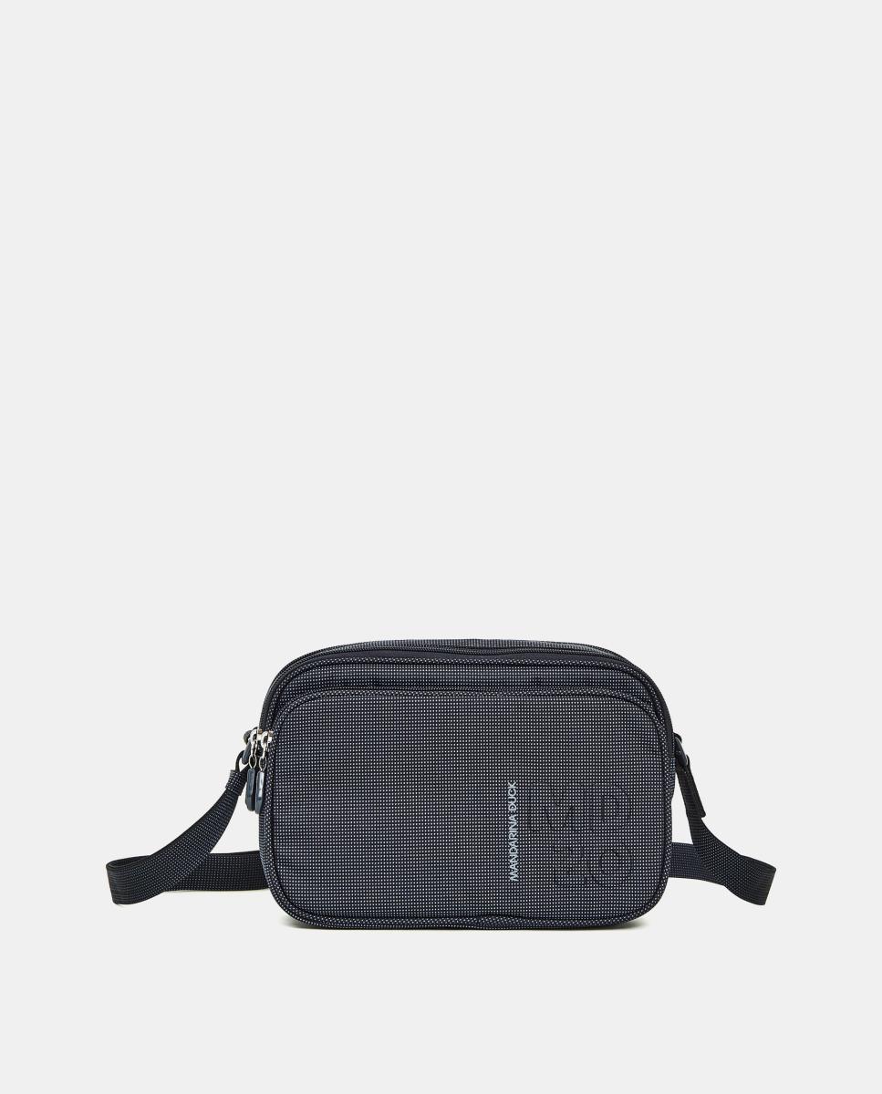 Imagen 1 de Camera bag en tejido con cremallera - Mandarina Duck - Azul marino Azul marino