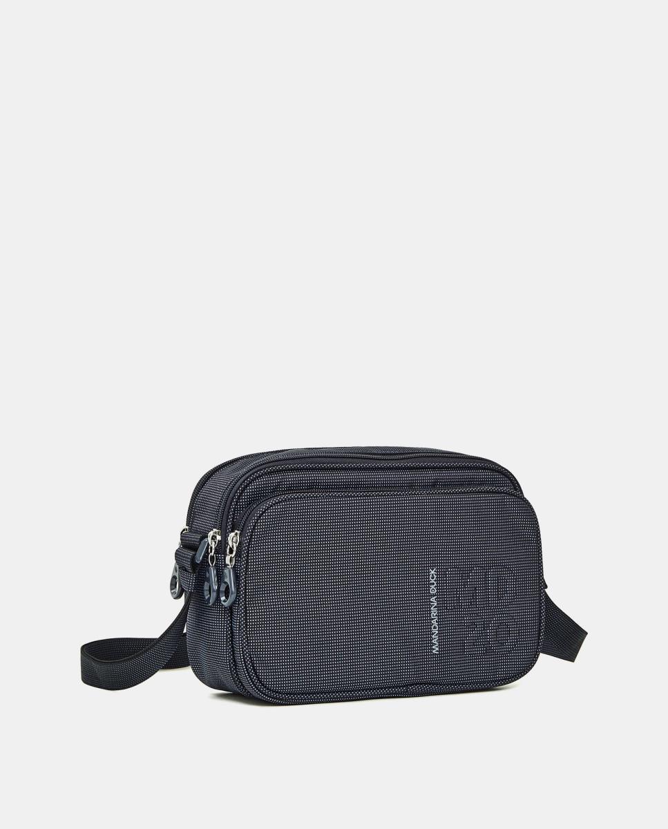 Imagen 2 de Camera bag en tejido con cremallera - Mandarina Duck - Azul marino Azul marino