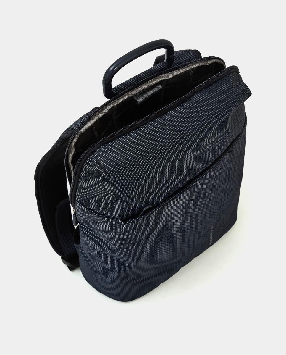 Imagen 4 de Camera bag en tejido con cremallera - Mandarina Duck - Azul marino Azul marino