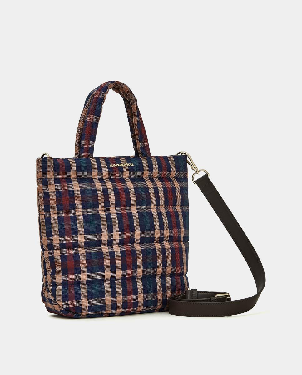 Imagen 0 de Tote en tejido con bandolera Multicolor