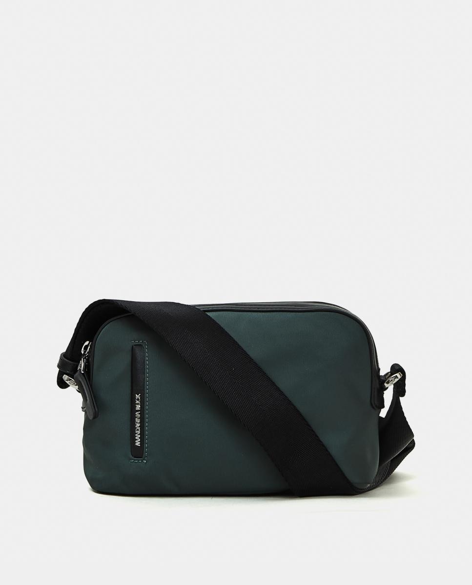 Bandolera en nylon doble cremallera - Mandarina Duck - Verde Verde-1