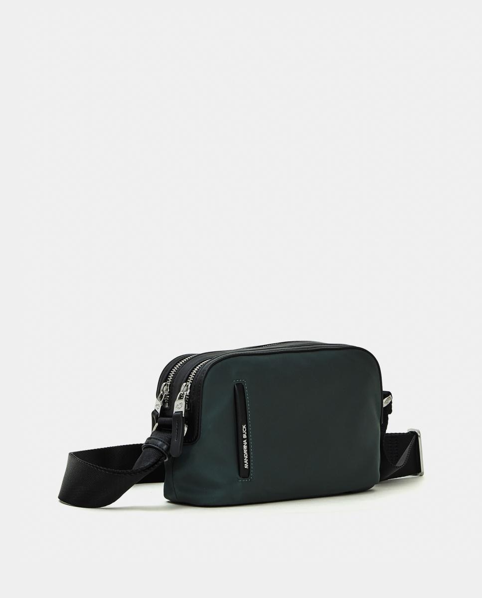Bandolera en nylon doble cremallera - Mandarina Duck - Verde Verde-2