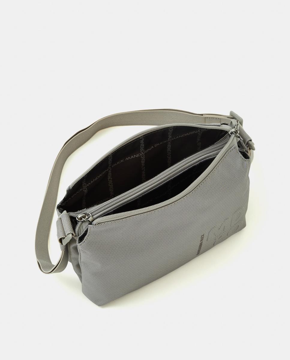 Imagen 4 de Riñonera en tejido con cremallera - Mandarina Duck - Gris claro Gris claro