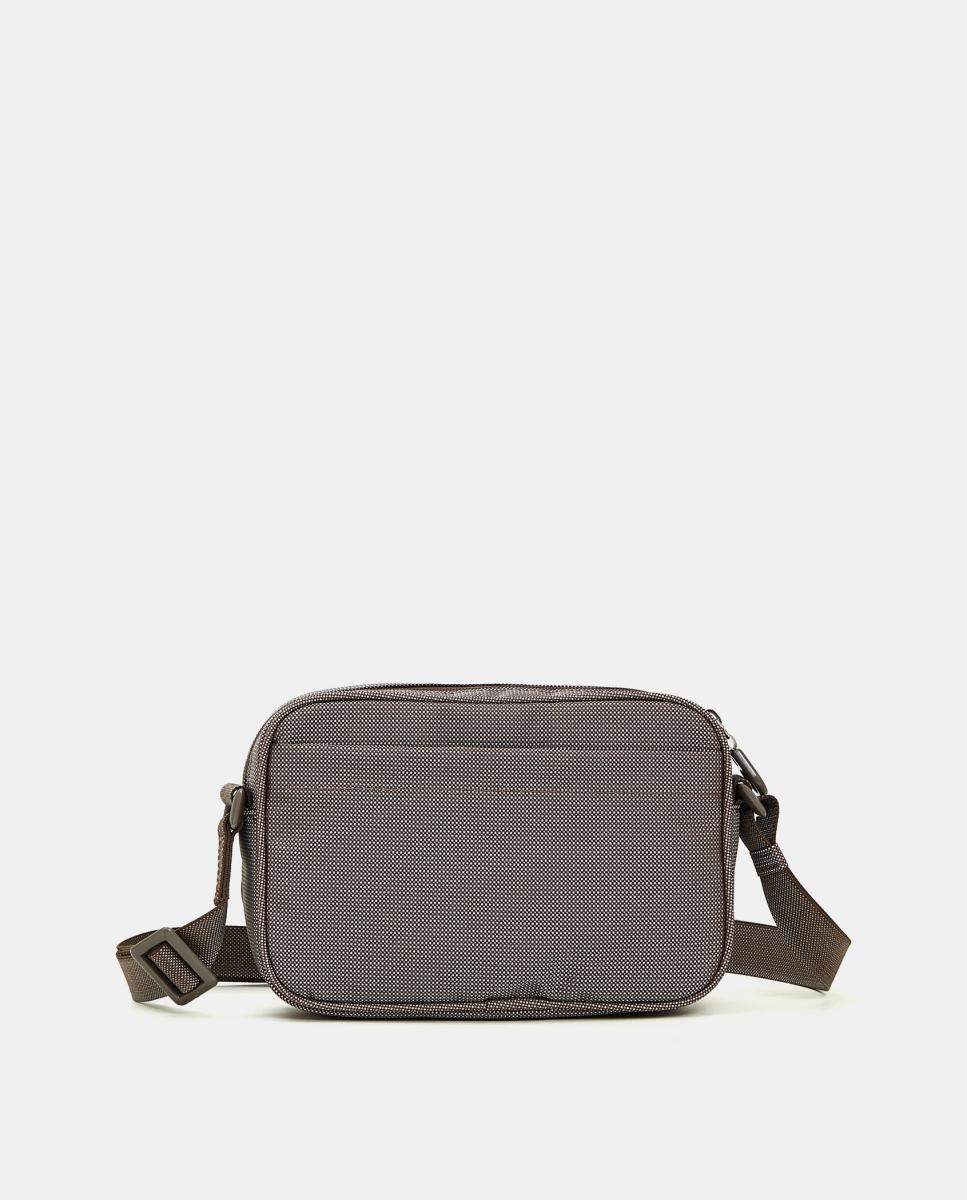 Camera bag en tejido con cremallera - Mandarina Duck - Marrón claro Marrón claro-3