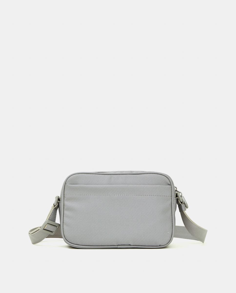 Camera bag en tejido con cremallera - Mandarina Duck - Gris claro Gris claro-3