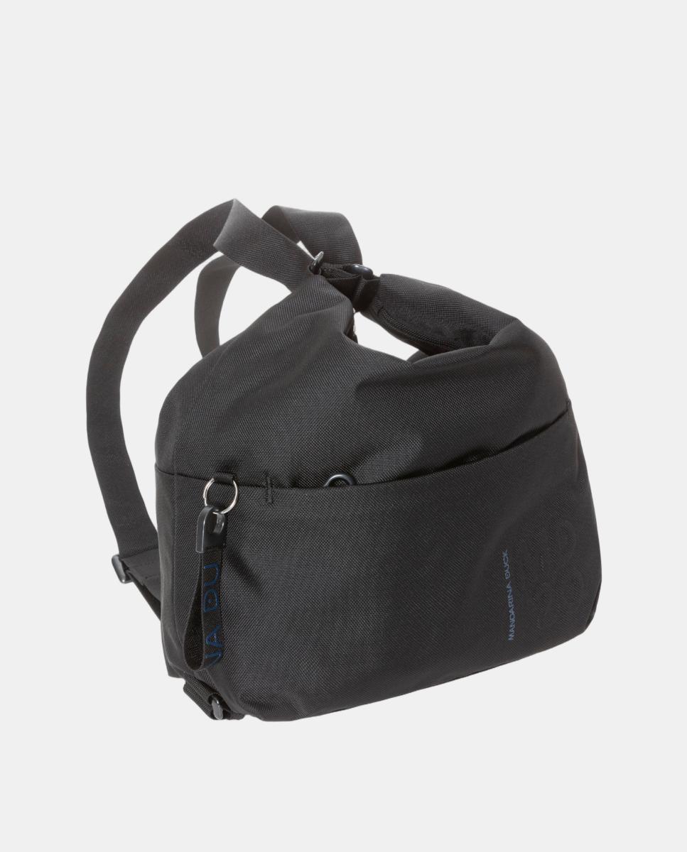Mala em Tecido Conversível em Mochila Preto-4