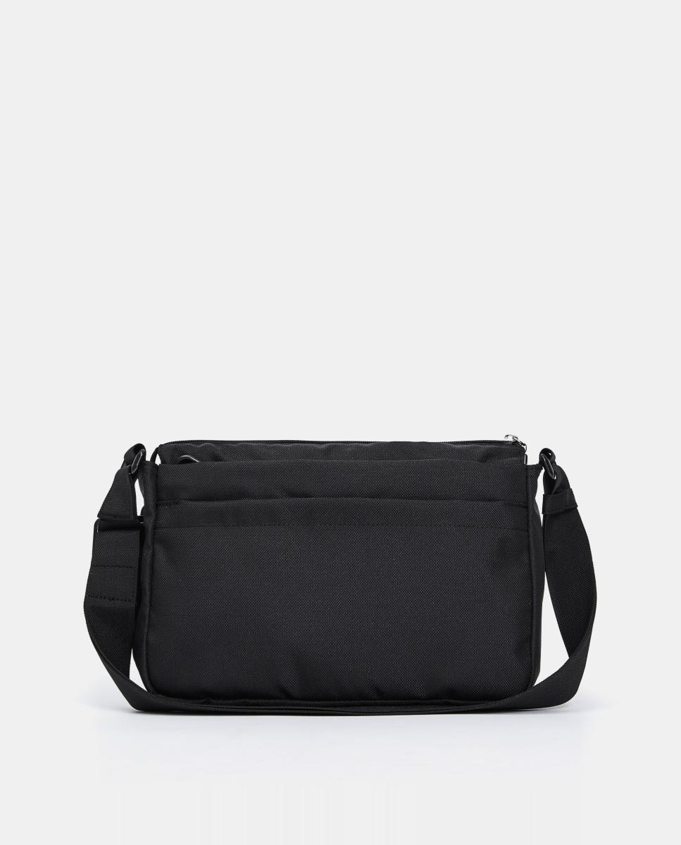 Imagen 3 de Bandolera en tejido multibolsillos - Mandarina Duck - Negro Negro