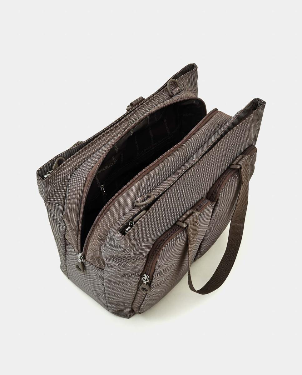 Imagen 4 de Shopper en tejido - Mandarina Duck - Marrón claro Marrón claro