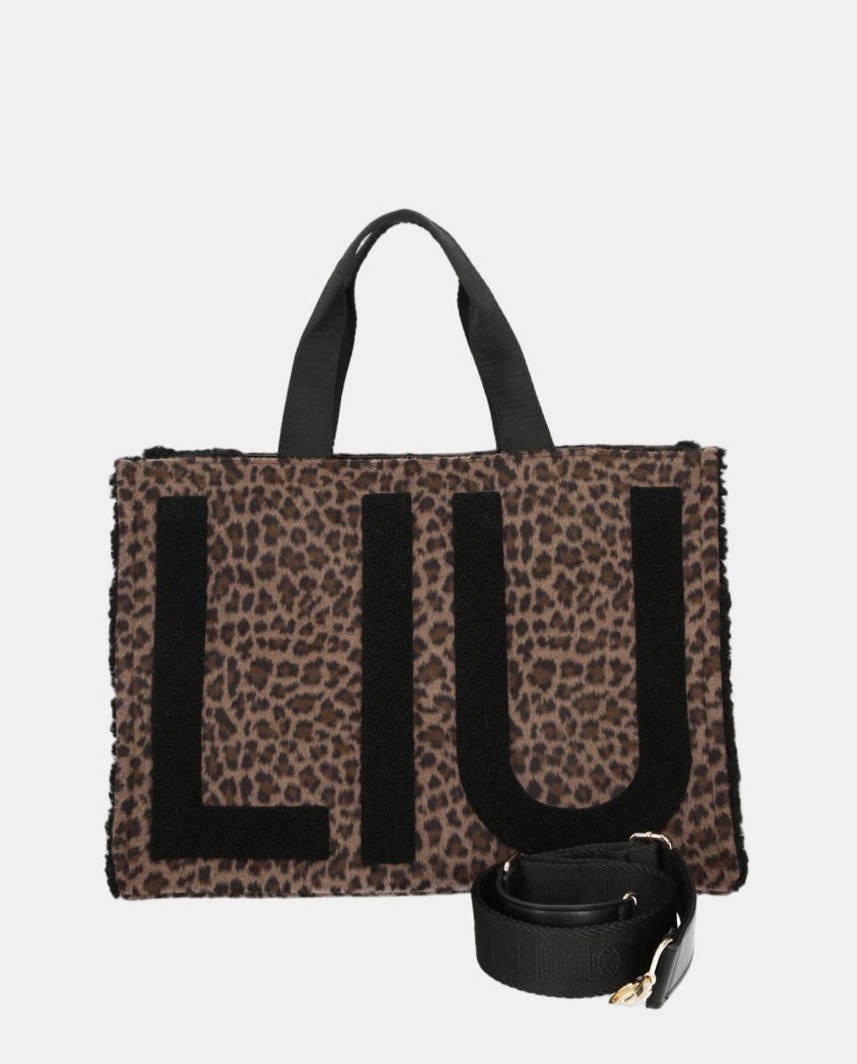 Imagem 0 de Mala Tipo Tote com Animal Print