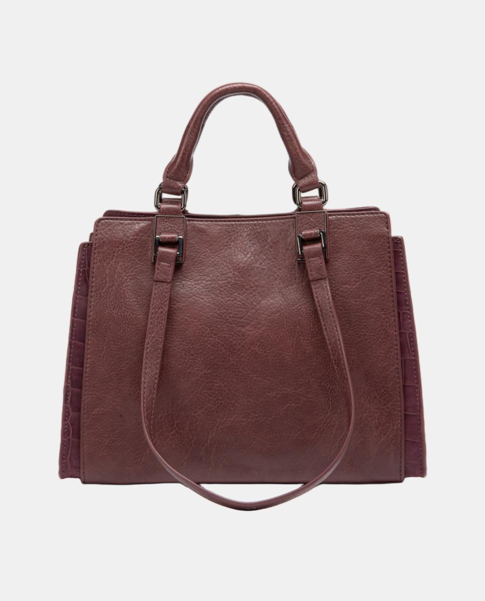 Mala Shopper Acolchoada Castanho-3