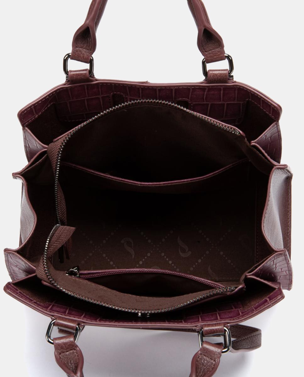 Mala Shopper Acolchoada Castanho-6