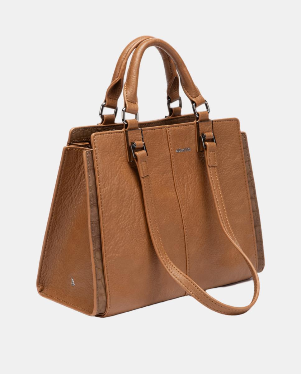 Mala Shopper Acolchoada Taupe-2