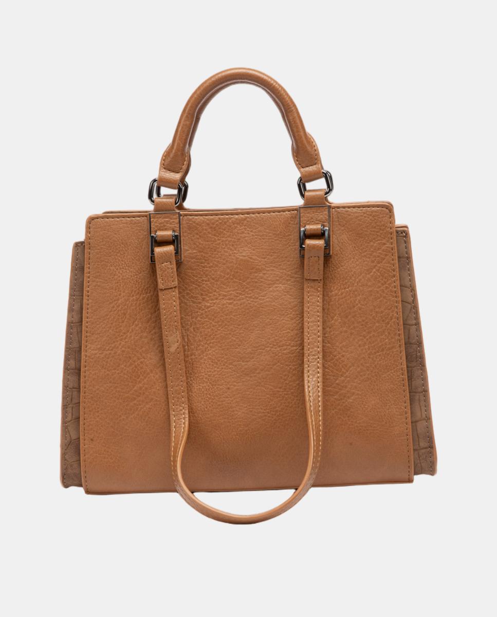Mala Shopper Acolchoada Taupe-3