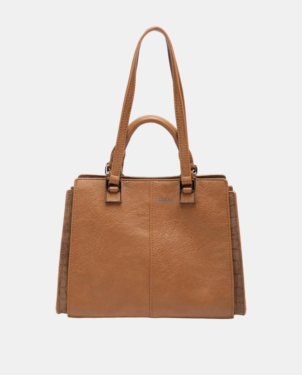 Mala Shopper Acolchoada Taupe-4