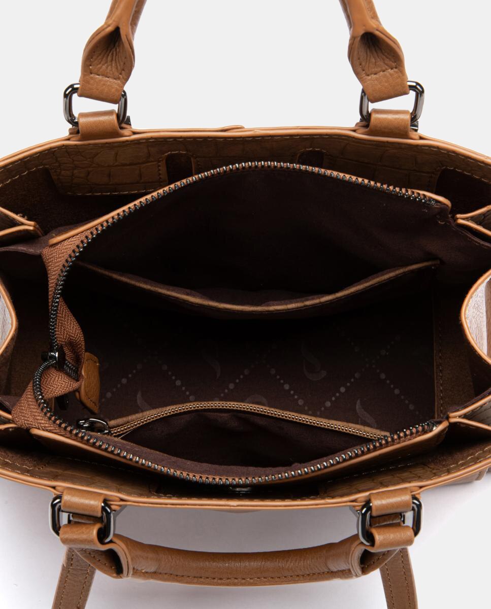 Mala Shopper Acolchoada Taupe-6