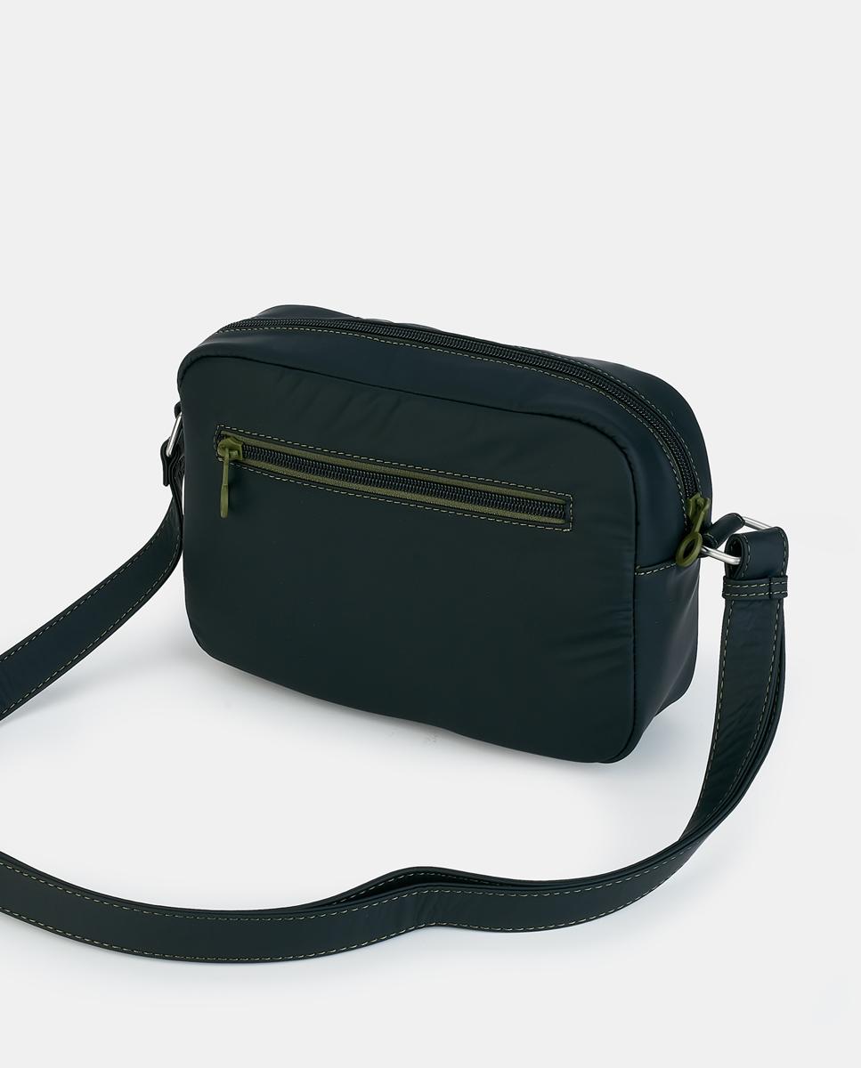 Mala Crossbody com Fecho de Correr Preto-2