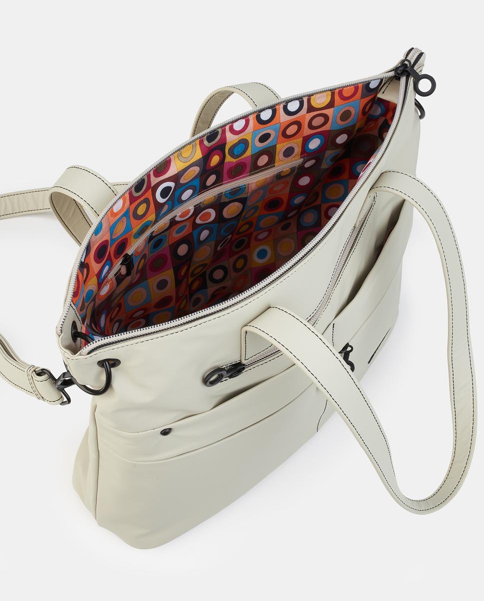 Shopping con cremallera - Caminatta - Beige Beige-3