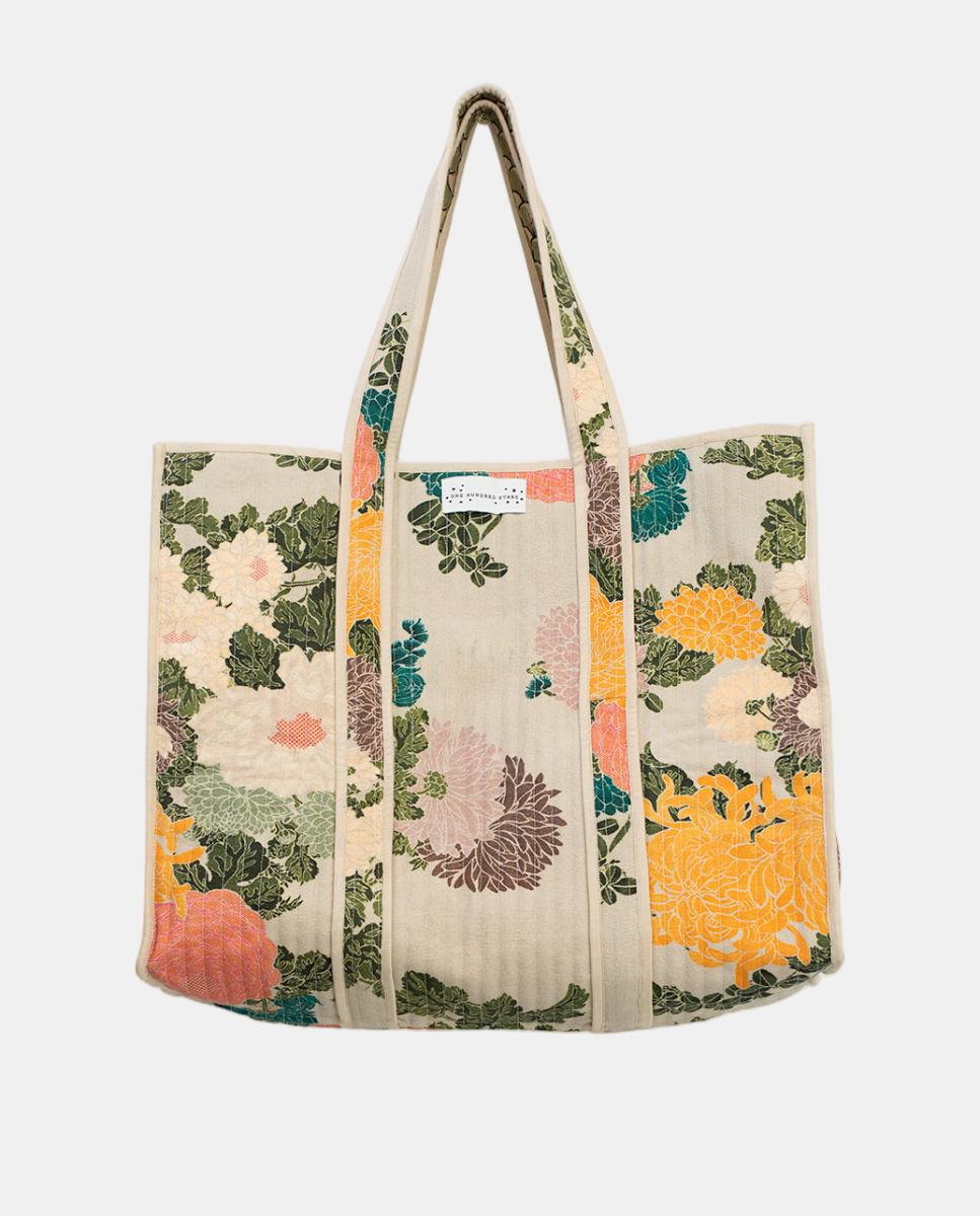 Imagem 0 de Mala Tipo Tote Acolchoada - Jacquard Putty