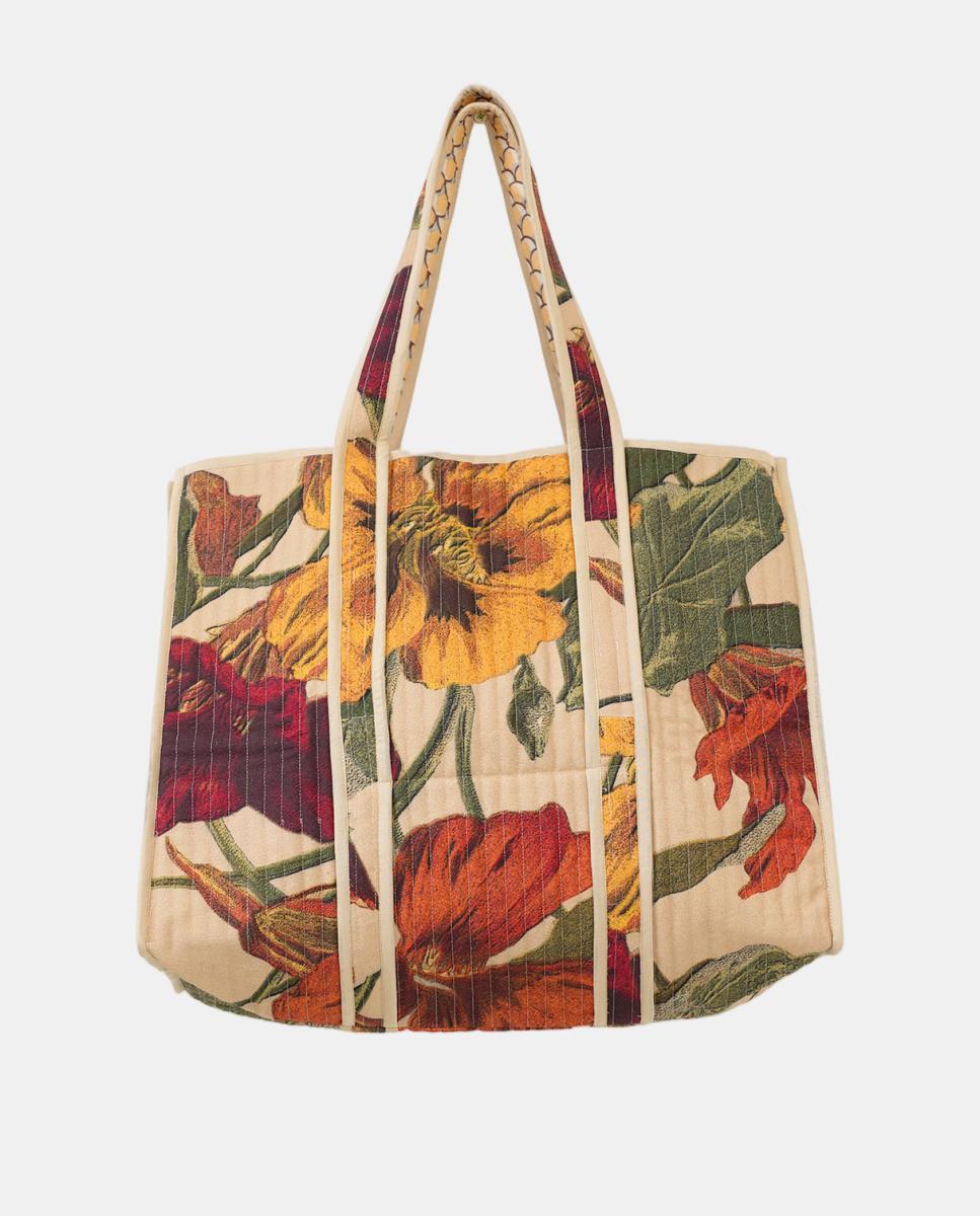 Imagem 0 de Mala Tipo Tote Acolchoada Nasturtium Fawn