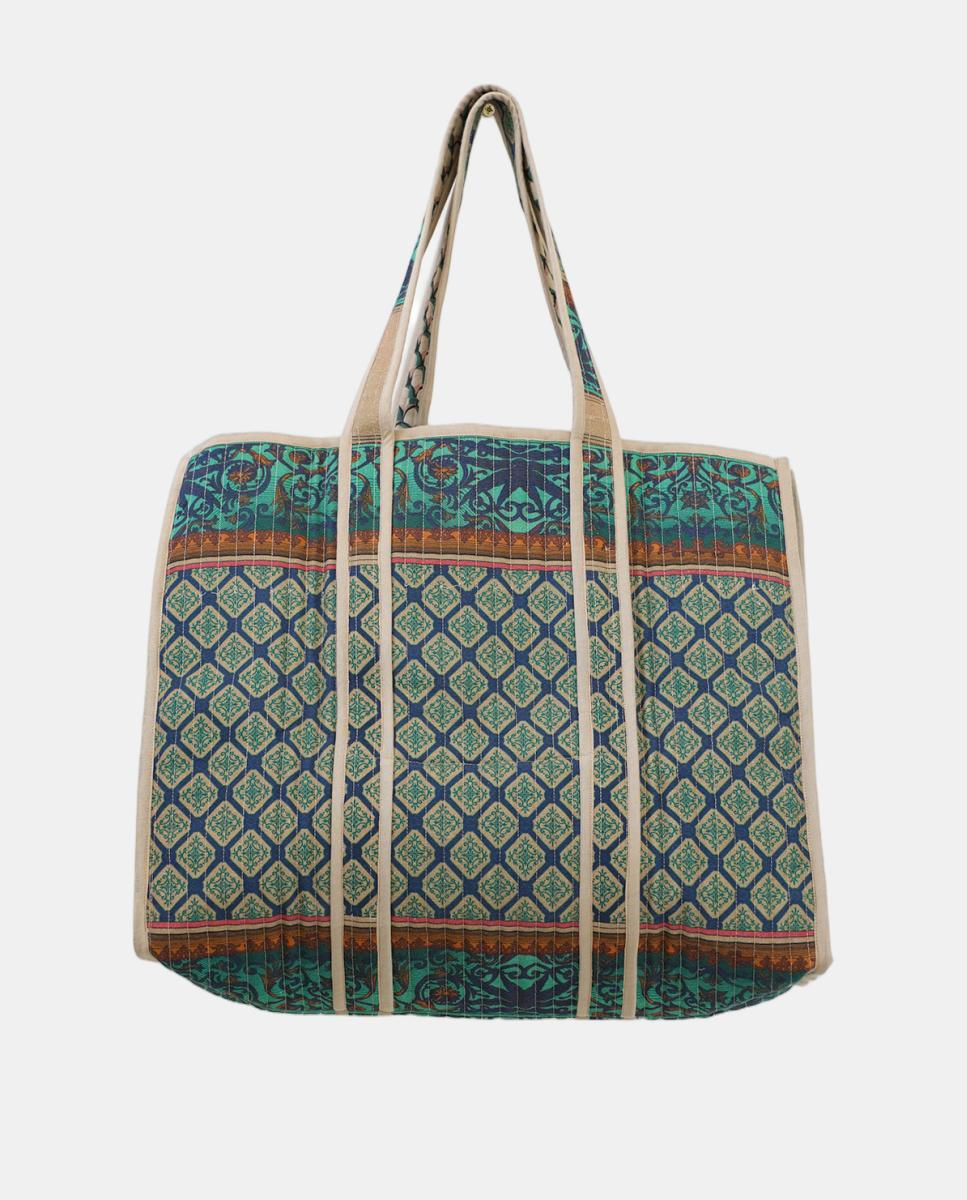Bolso tote acolchado Amulet Emerald - One Hundred Stars - Verde Verde-1